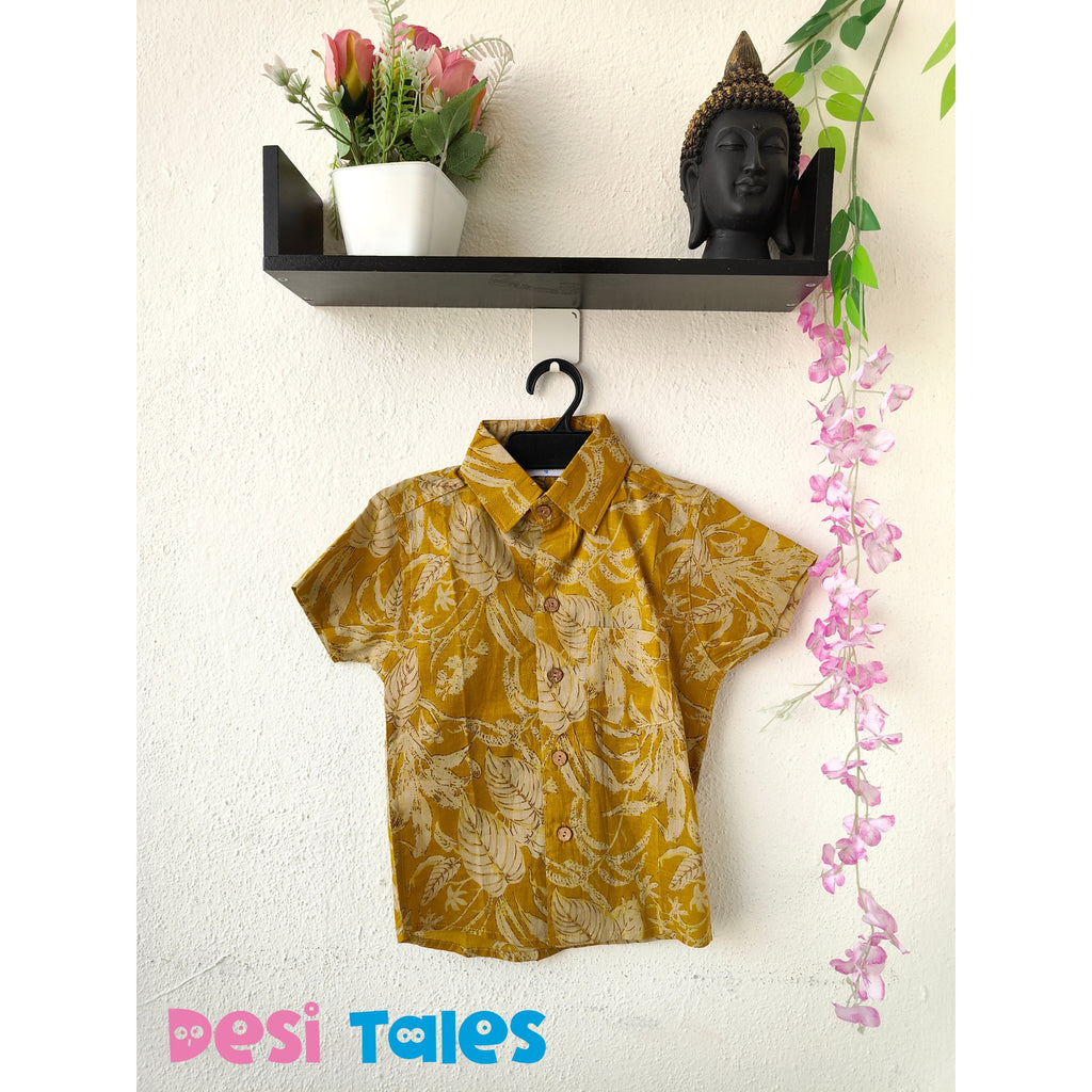 Mustard Leaves Kids' Shirt