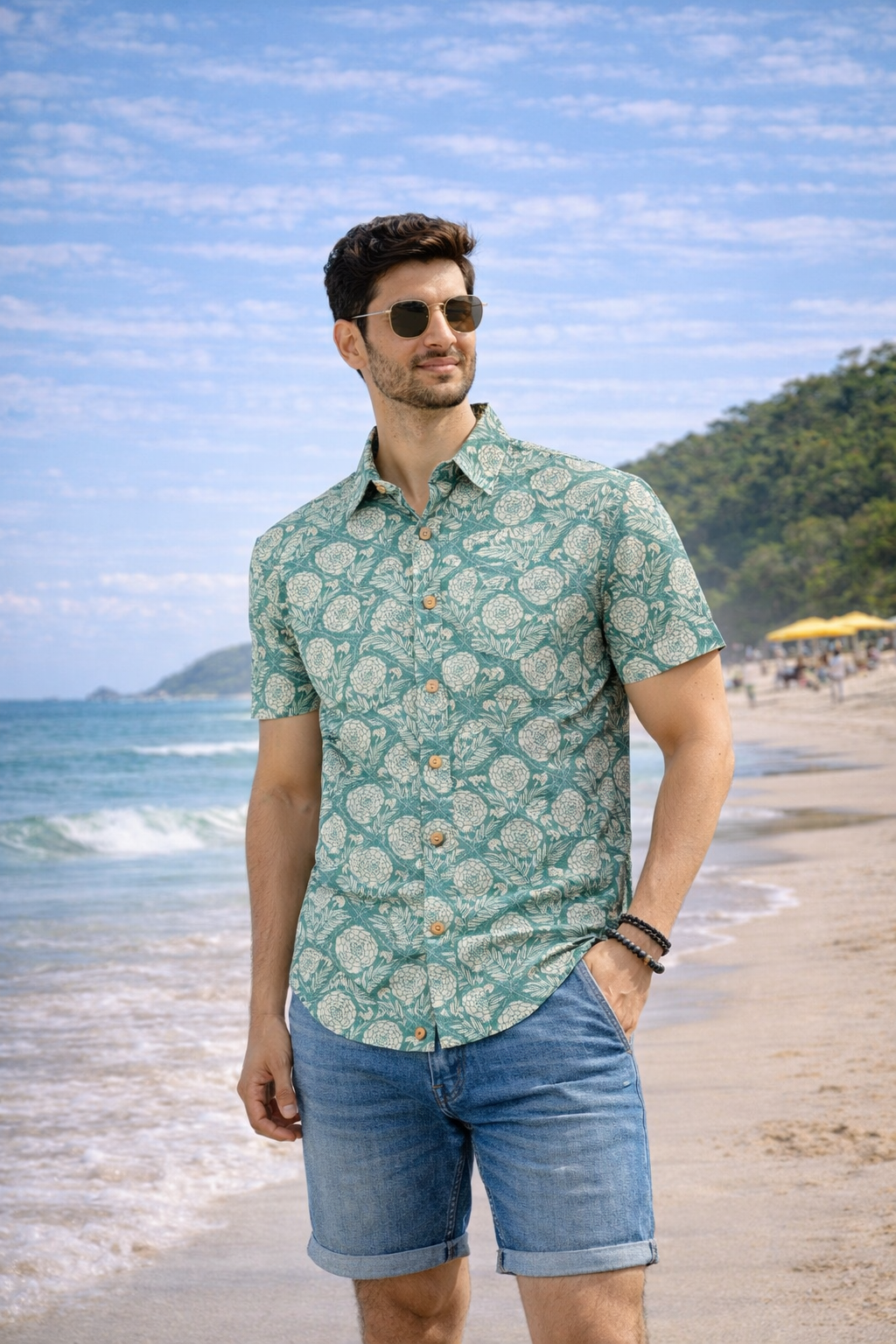 Pista Gold Leaves Men's Shirt