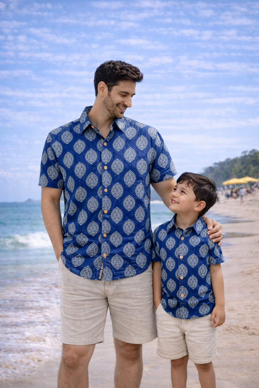 Indigo Spade Motifs - Twinning