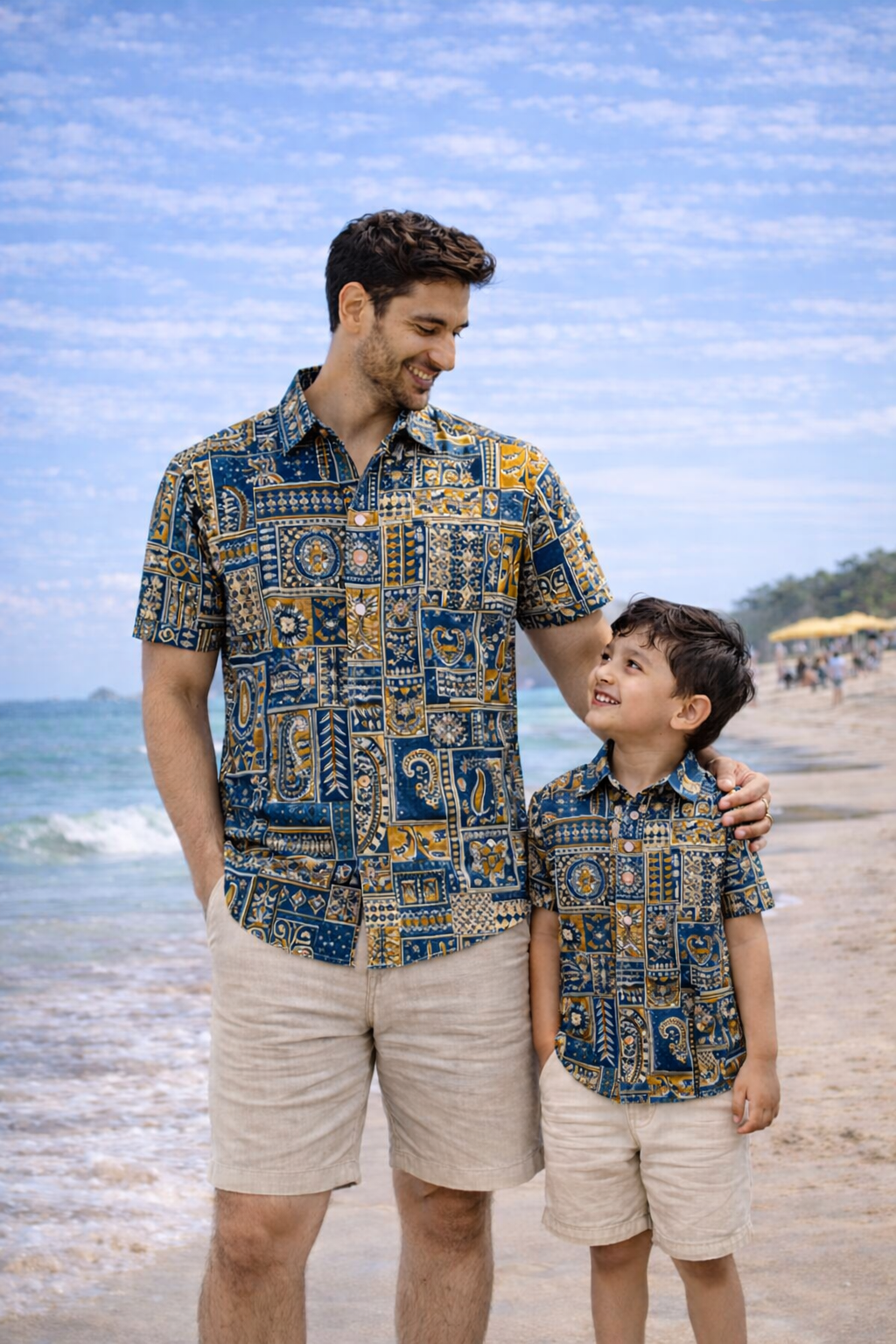 Mustard Blue Tribal Trails - Twinning