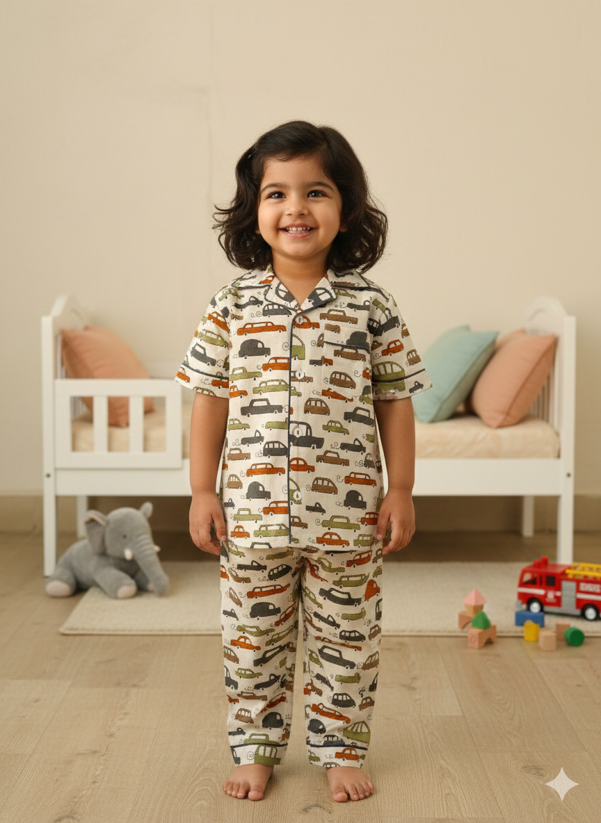 Serious Cars Night Dress