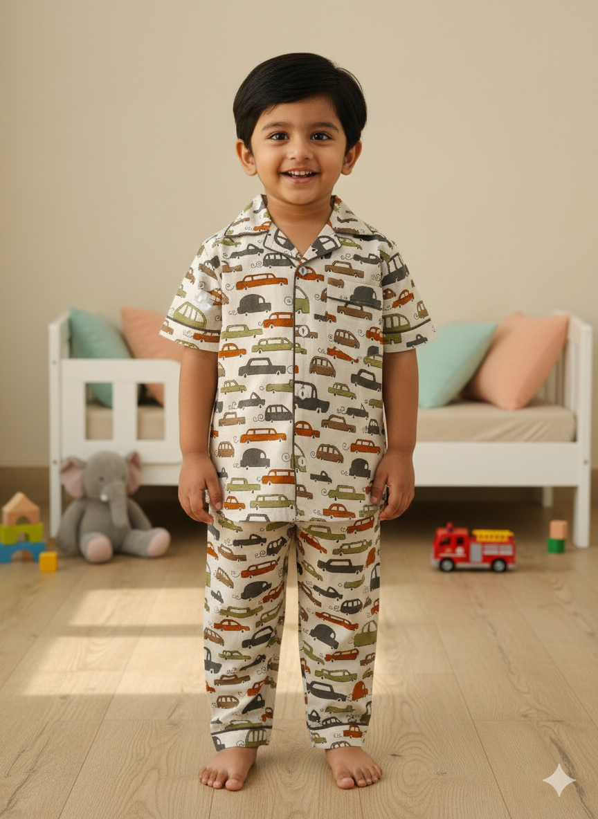 Serious Cars Night Dress