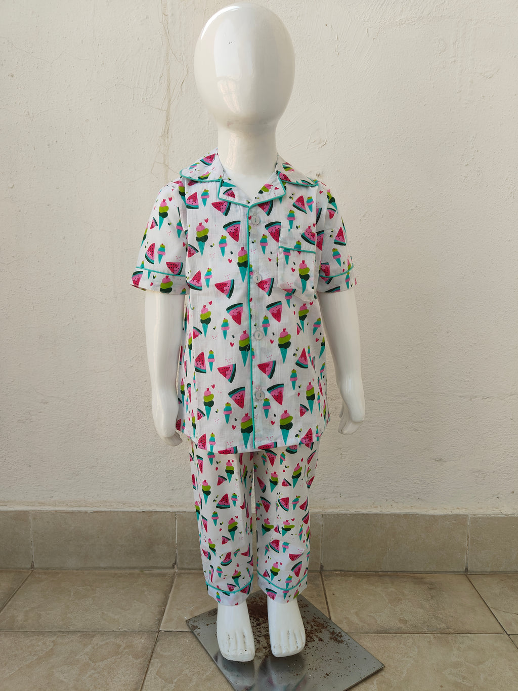 Ice Cream Watermelon Night Dress