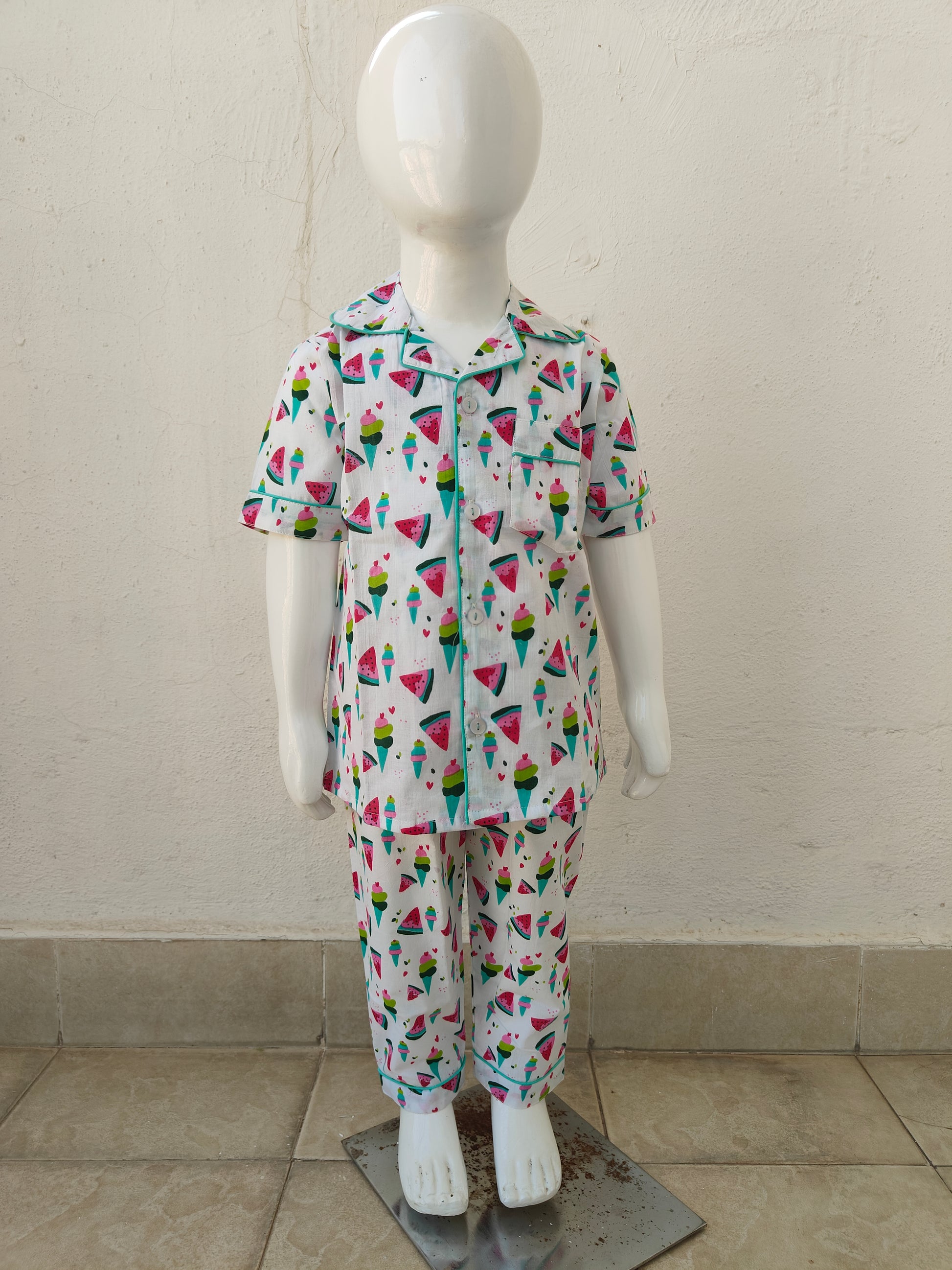 Ice Cream Watermelon Night Dress
