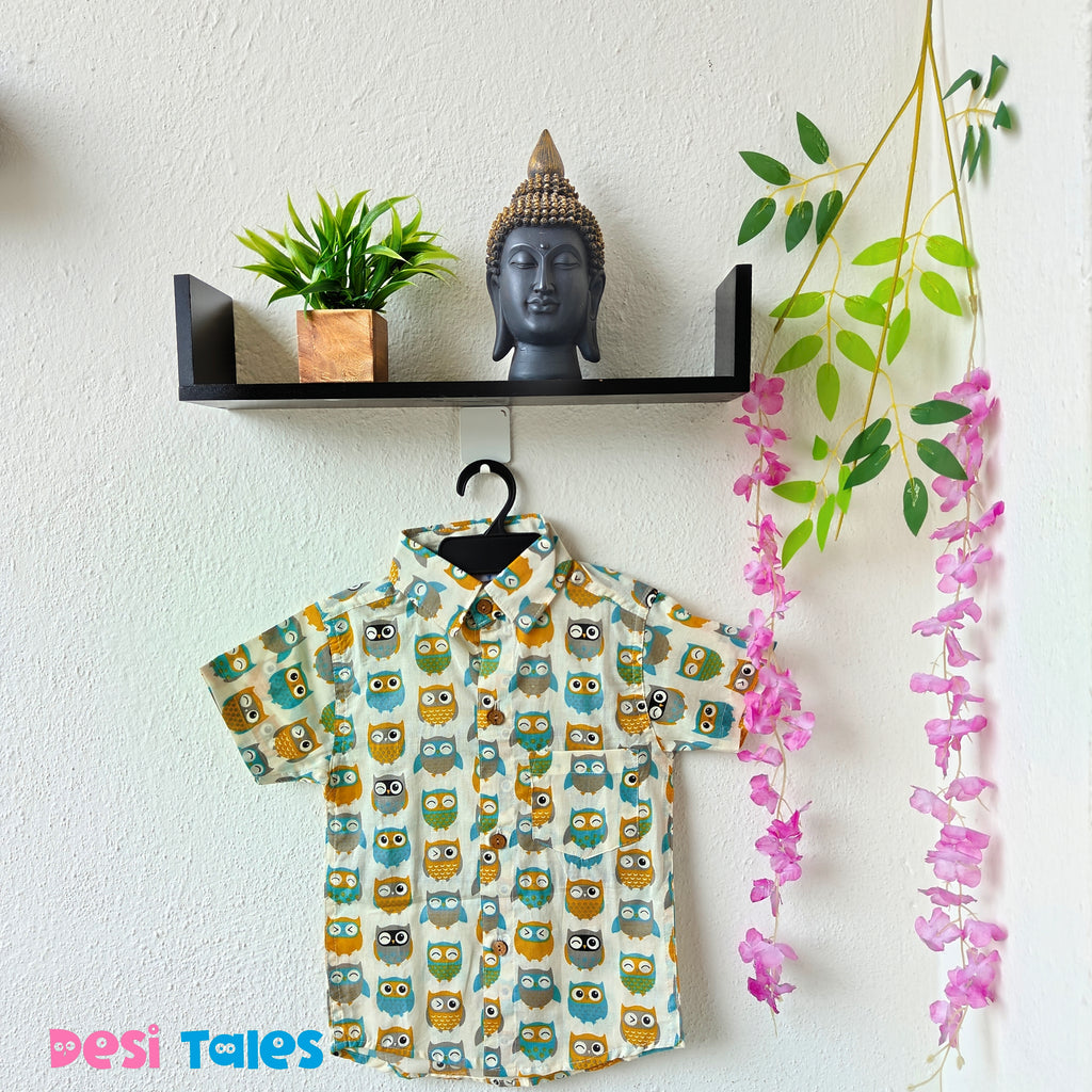 Yellow Green Owl - Twinning