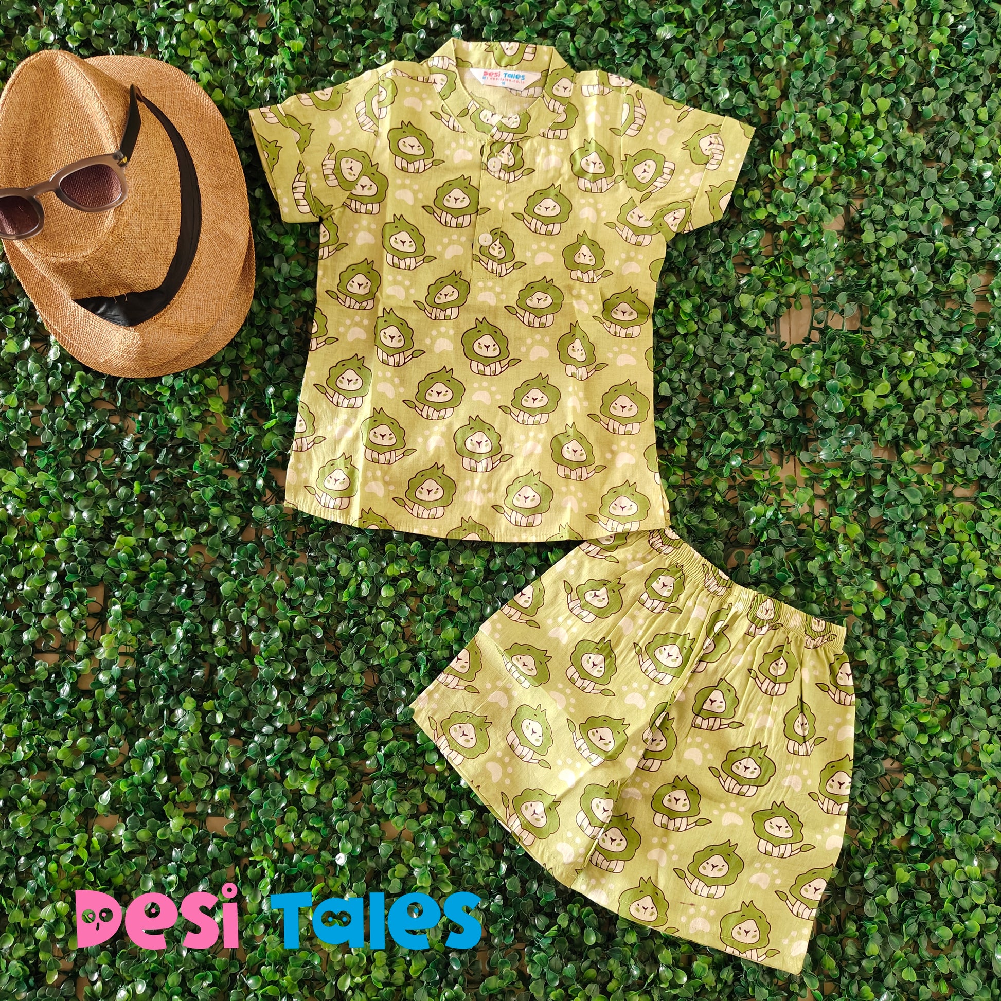 Green Lion Unisex Coord Set