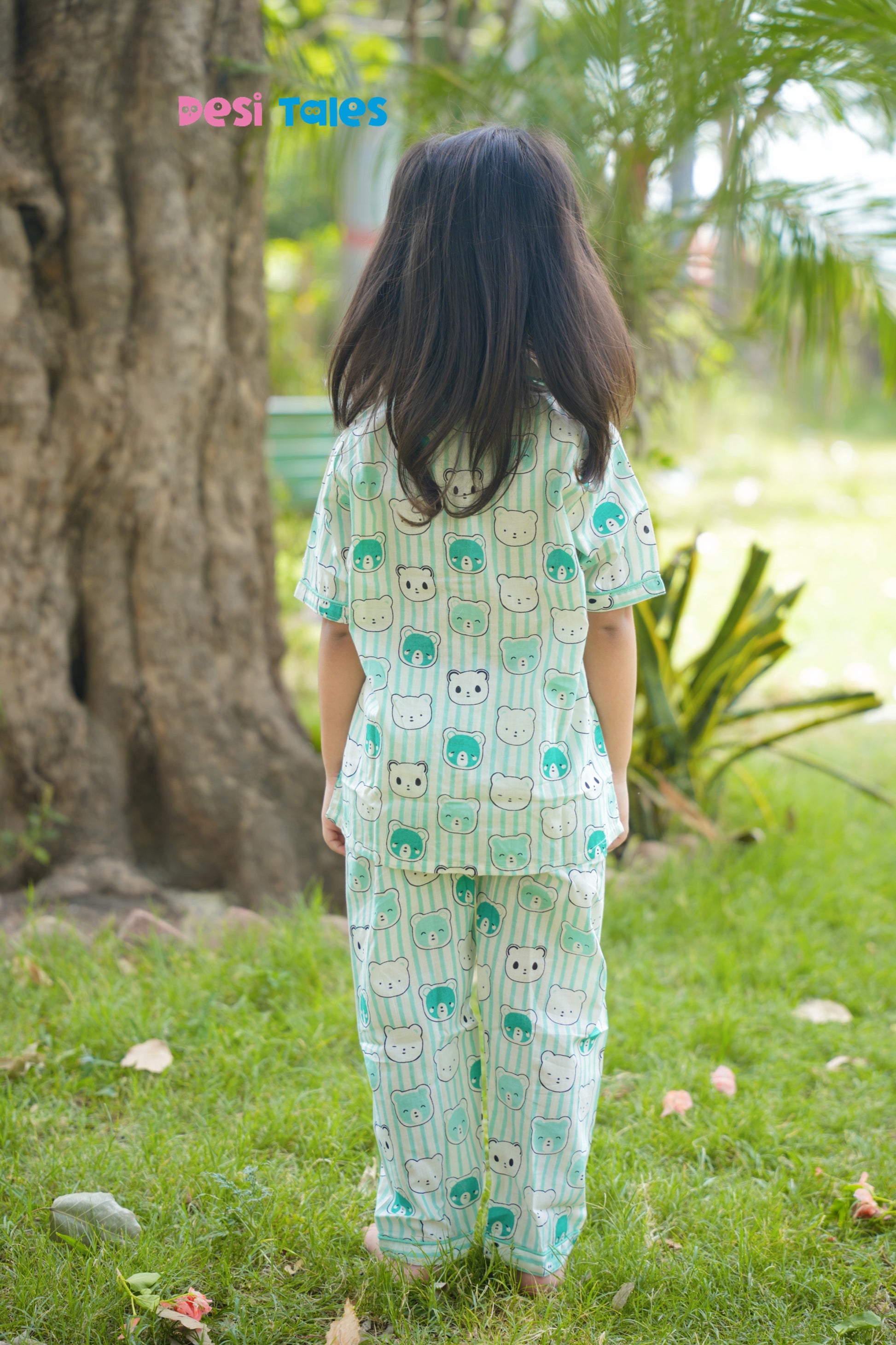Pista Stripes Bear Night Dress