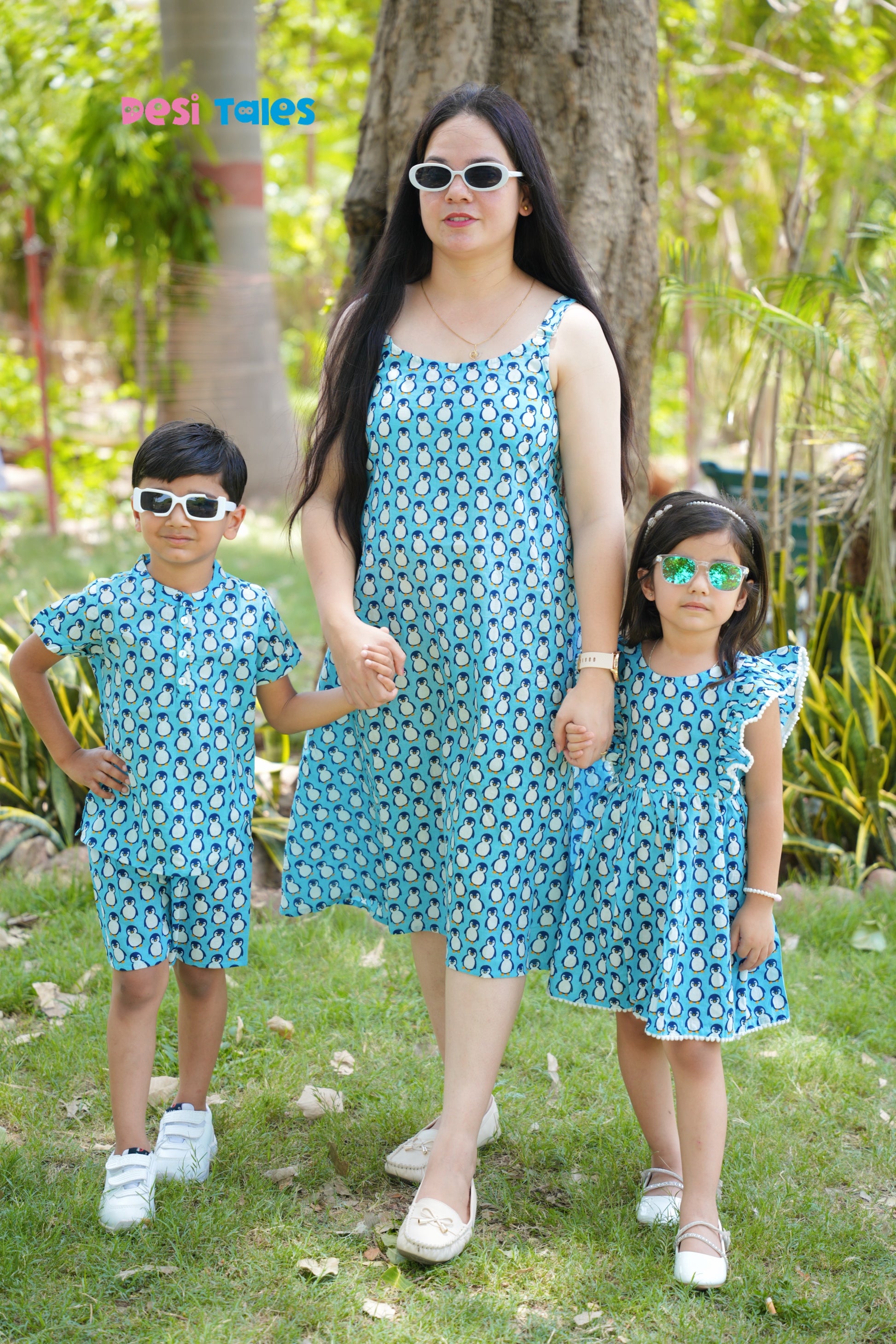 Blue Penguin Unisex Coord Set