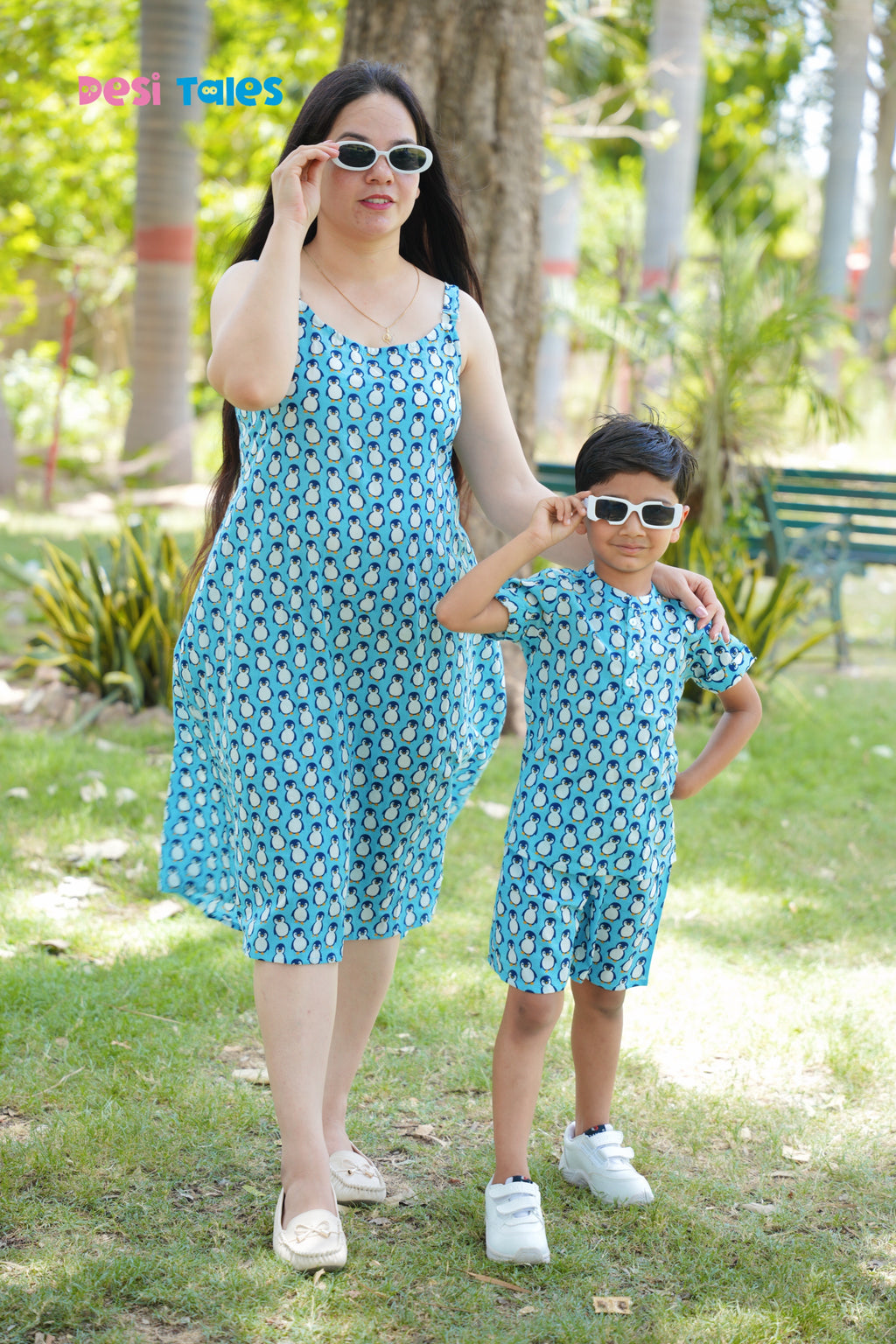 Blue Penguin Unisex Coord Set
