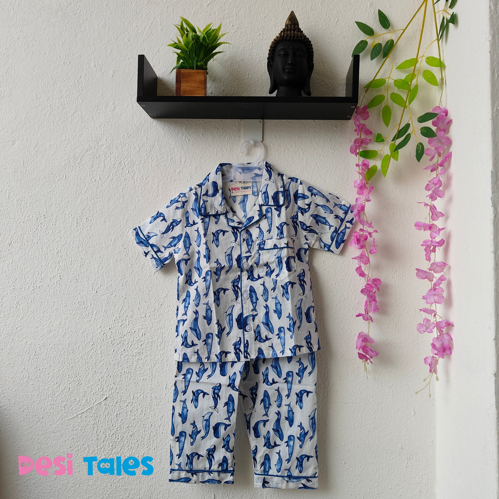 Blue Whale Night Dress