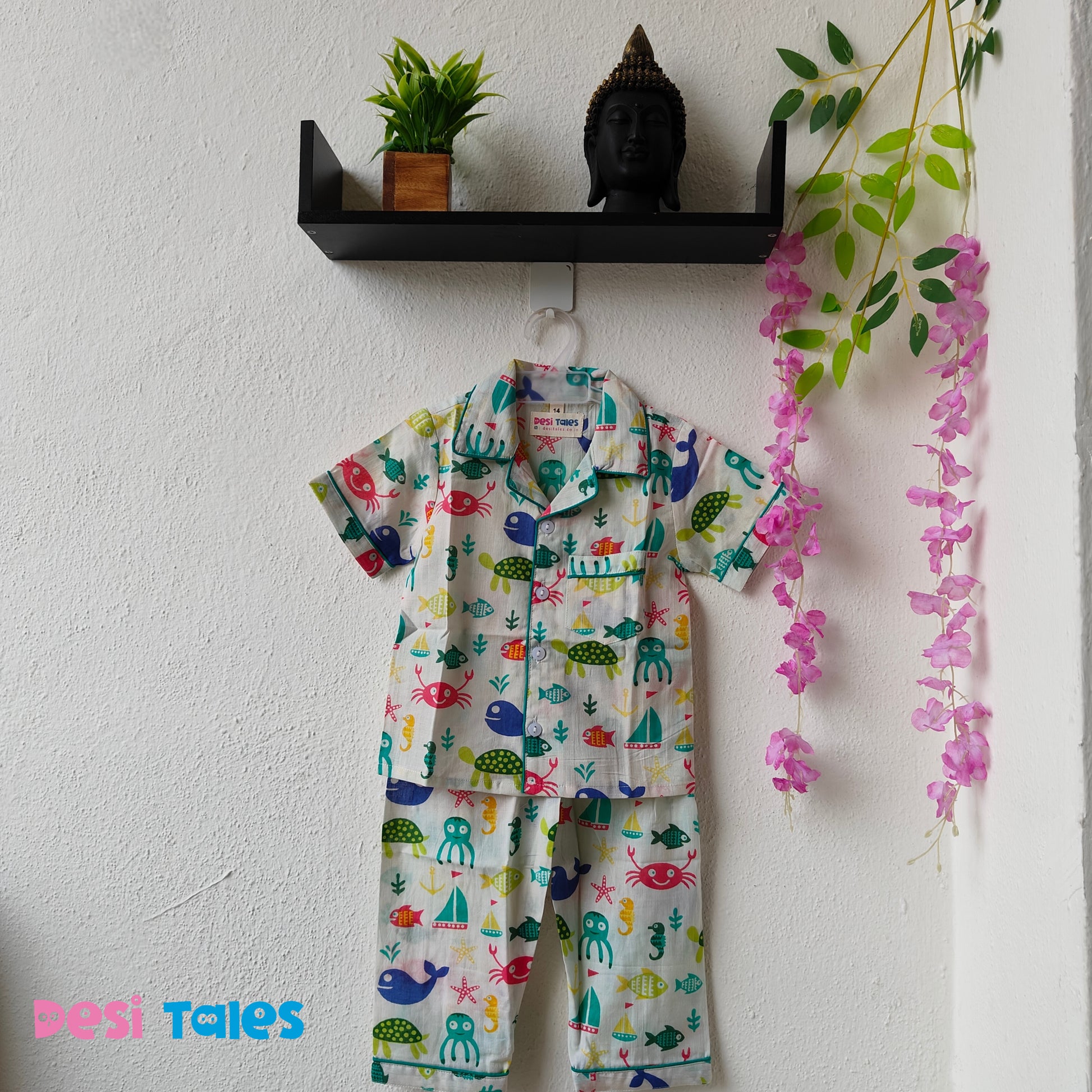 Sea Life Night Dress