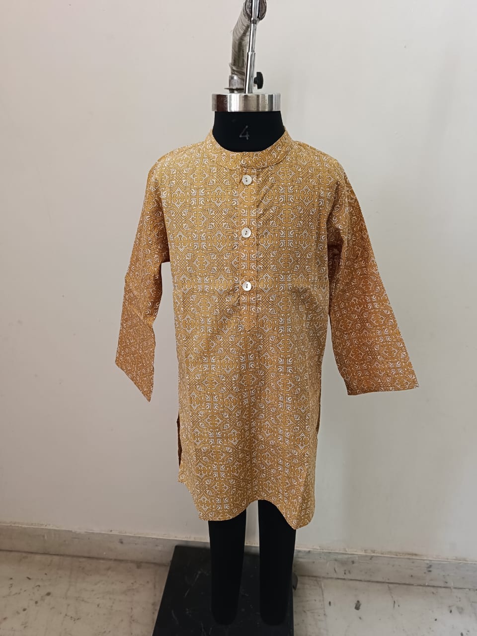 Yellow Paisley Kurta Pyjama