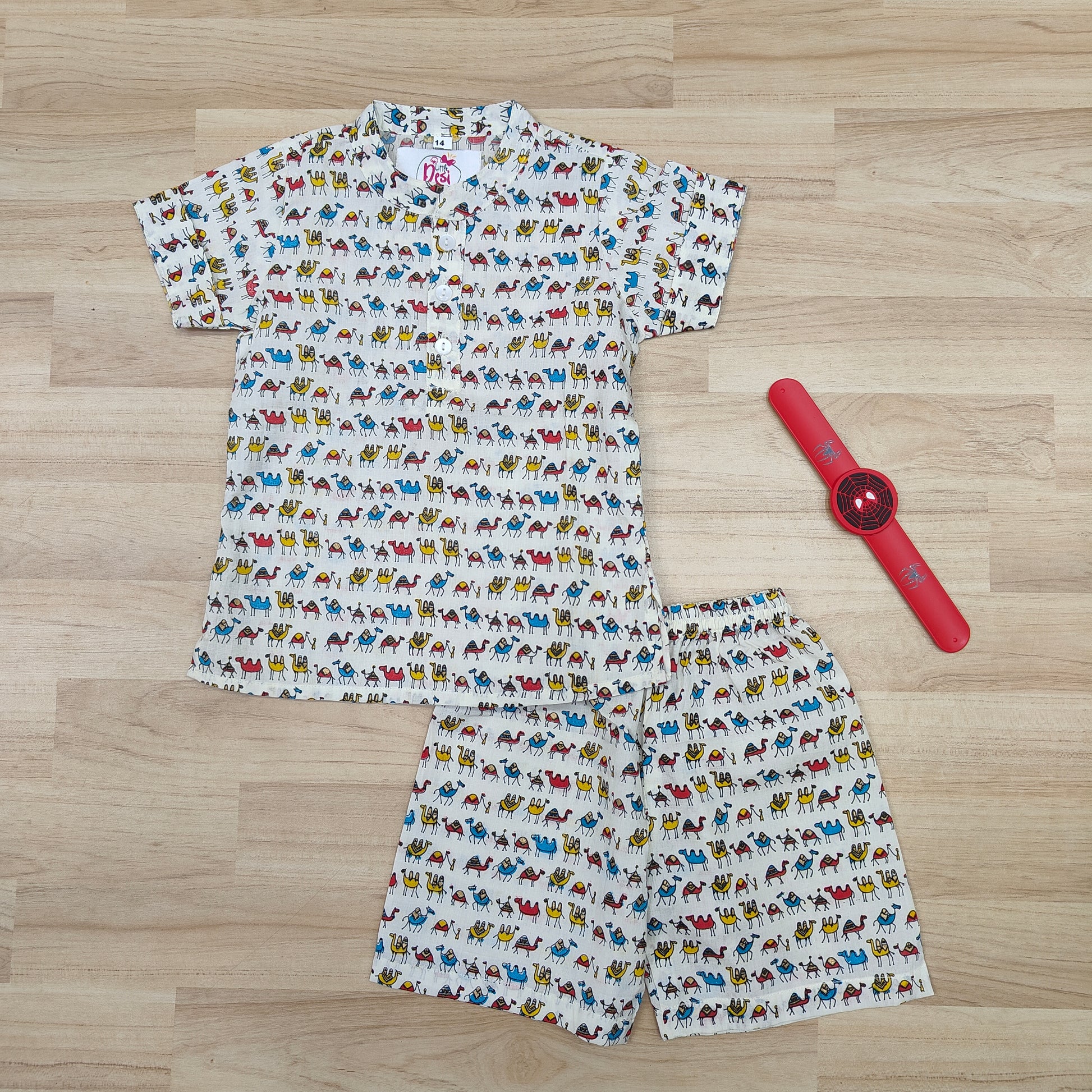 Multicolour Small Camels Short Coord Set