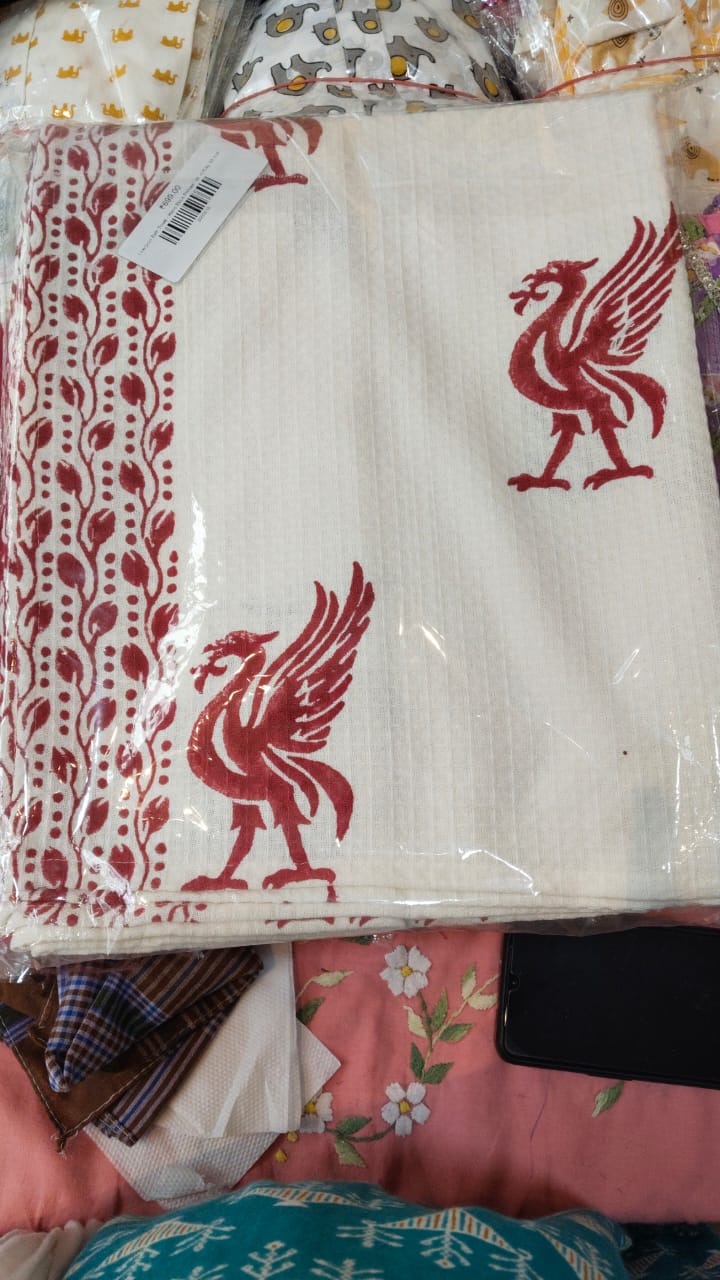 Liverpool Bath Towel - Hand Block Printed