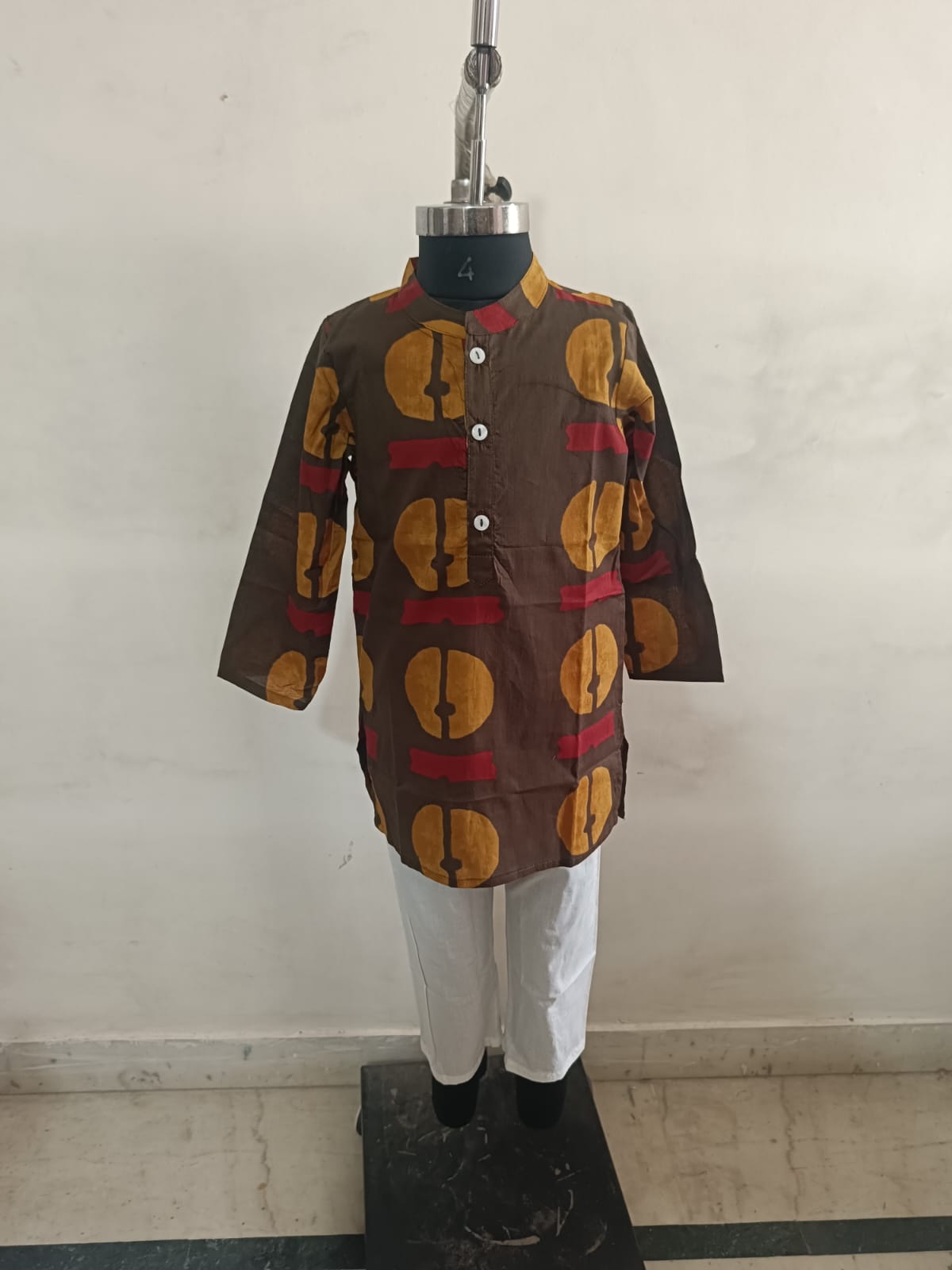 Coffee Bean Kurta Pyjama