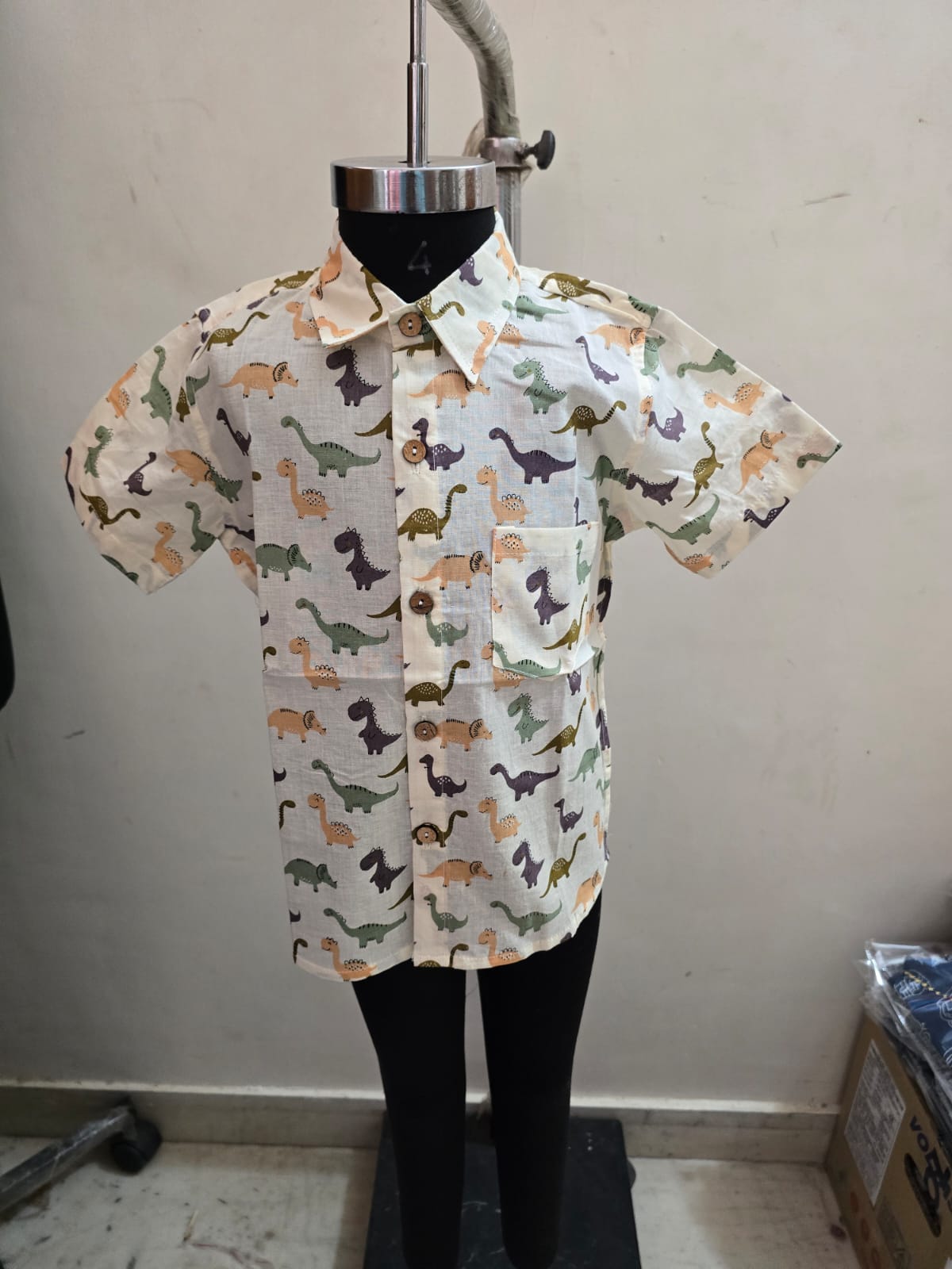 Pastel Cute Dino Kids' Shirt