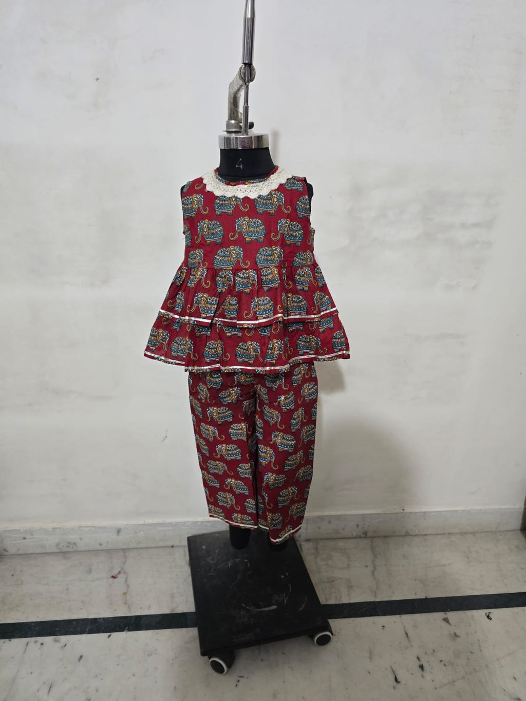Red Elephant Twinning Straight Pant Set