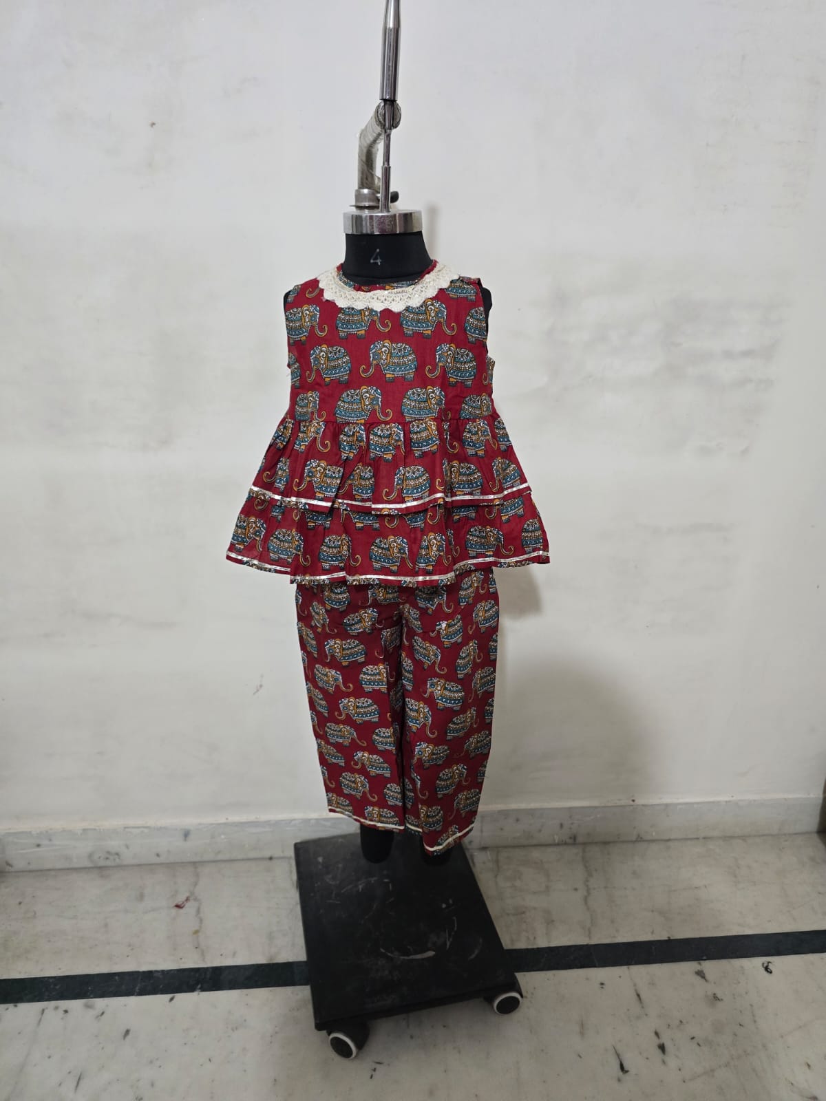 Red Elephant Twinning Straight Pant Set
